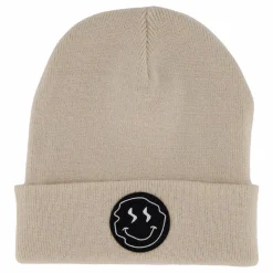 Smiley Beanie Almond