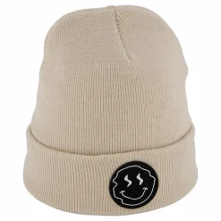 Smiley Beanie Almond