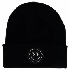 Smiley Beanie Black