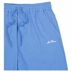 Stan Seersucker Swim Shorts 2. Washed Denim Blue