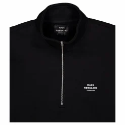 Standard Half Zip Logo Sweat 1 Black