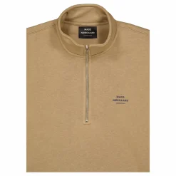 Standard Half Zip Logo Sweat 9321 Lead Gray