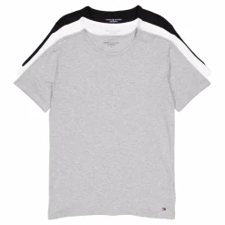 Stretch Cn Tee Ss 3pack Black/white/grey Heather