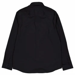 Stretch Poplin Slim Shirt Beh-ck Black