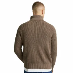 Studio Total Half Zip Ribbed Knit