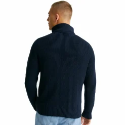 Studio Total Half Zip Ribbed Knit