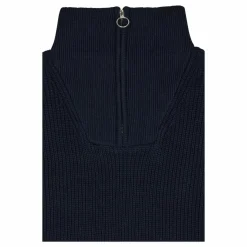 Studio Total Half Zip Ribbed Knit