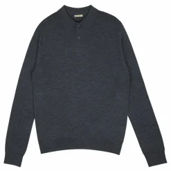 Studio Total Merino Ls Polo Dk