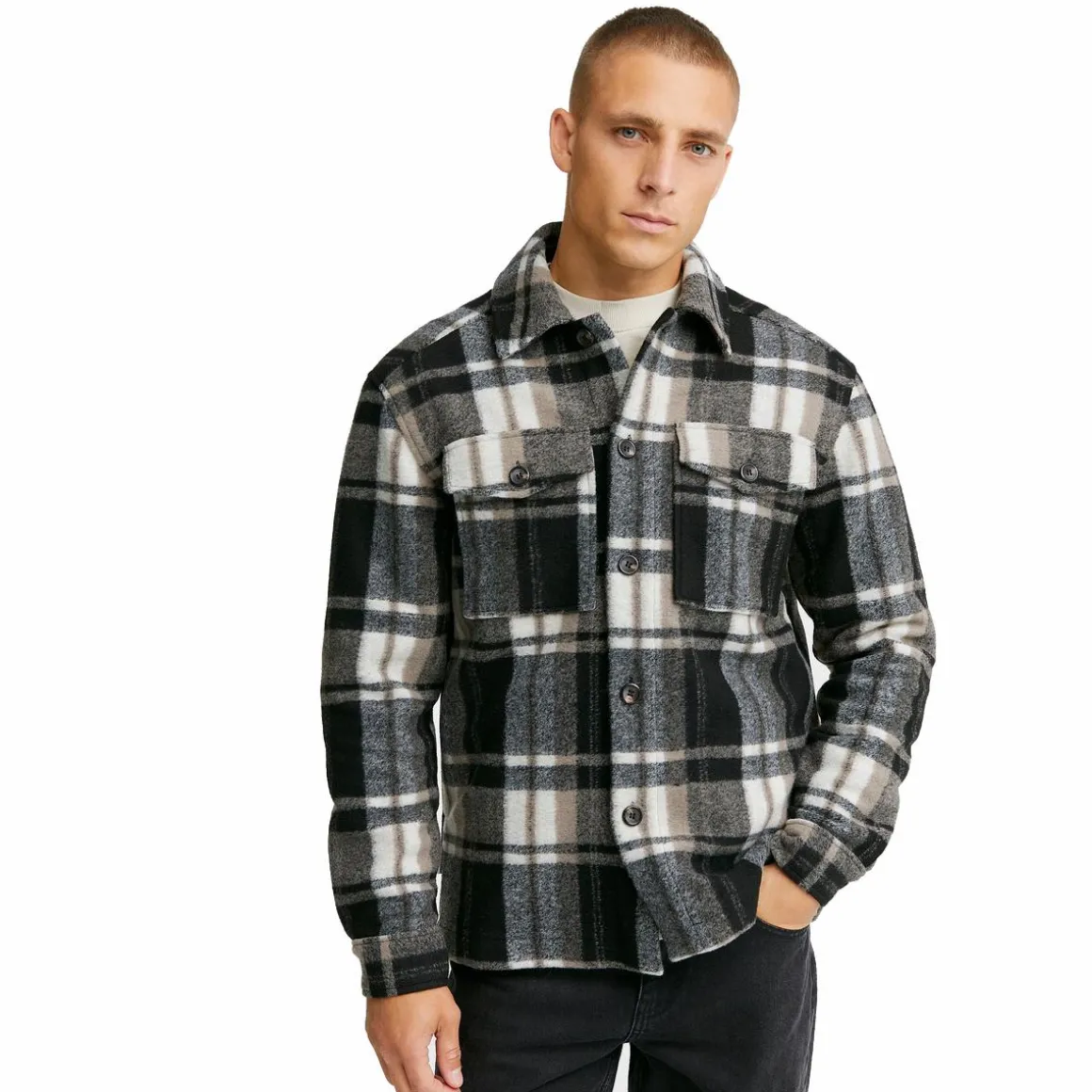 Studio Total Outdoor Check Overshirt