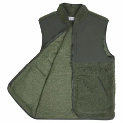 Studio Total Recycled Pile Vest Forest