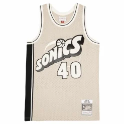 Supersonics Khaki Swingman Jersey