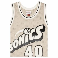 Supersonics Khaki Swingman Jersey