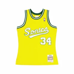 Supersonics Swingman Jersey Al Yellow