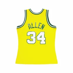 Supersonics Swingman Jersey Al Yellow