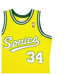 Supersonics Swingman Jersey Al Yellow