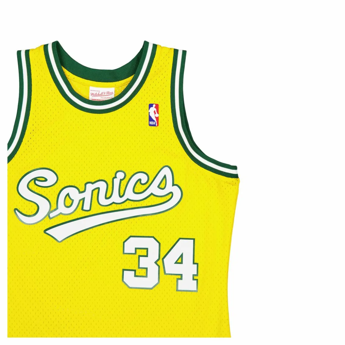 Supersonics Swingman Jersey Al Yellow