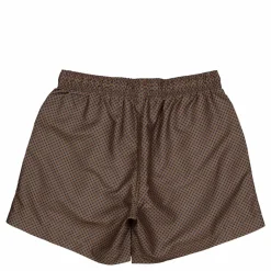 Swim Shorts Dark Navy / Orange Square