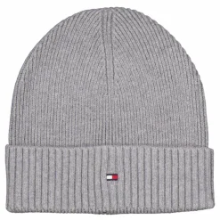 Th Flag Pima Cotton Beanie Grey