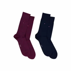 Th Men Sock Classic 2p 122 Rouge