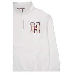 Tjm 1/4 Zip Towel Patch Polo White