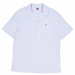 Tjm Linen Blend Camp Shirt Ext Moderate