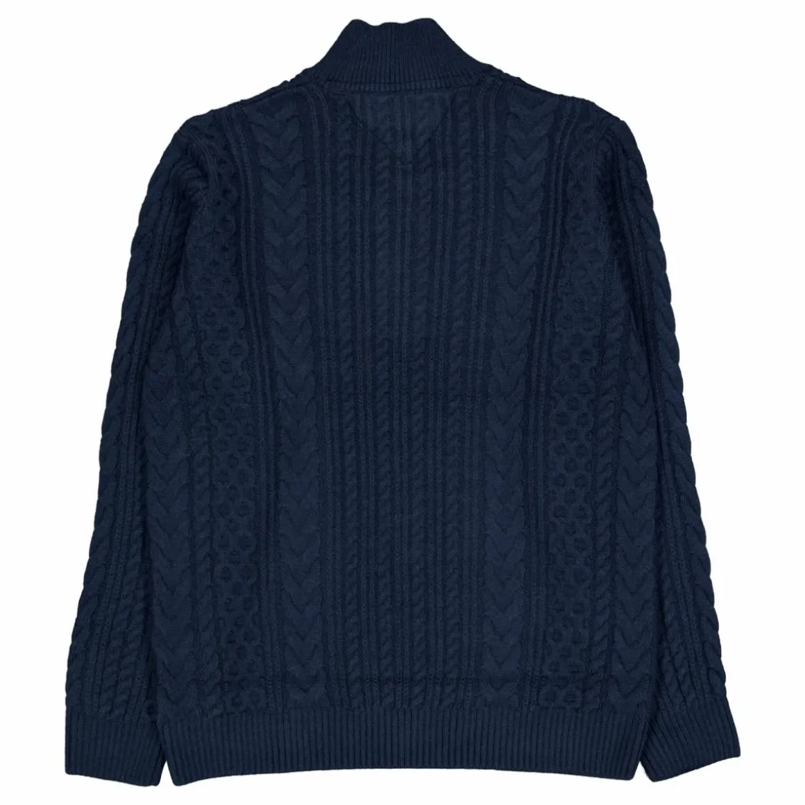 Tjm Reg Cable S Flag 1/4 Zip Dark Night Navy
