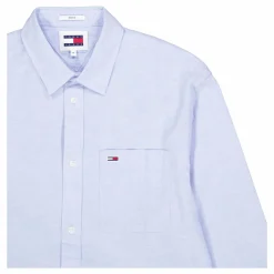 Tjm Reg Linen Blend Shirt Moderate