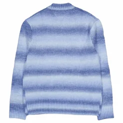 Tjm Reg Ombre Cneck Sweater Blue