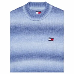 Tjm Reg Ombre Cneck Sweater Blue