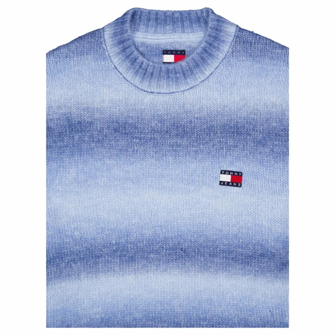Tjm Reg Ombre Cneck Sweater Blue