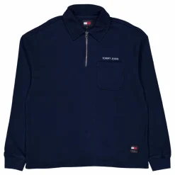 Tjm Rlx S Classics 1/4 Zip Ex C1g-dark Night Navy