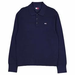 Tjm Slim Essential Polo Sweate Blue