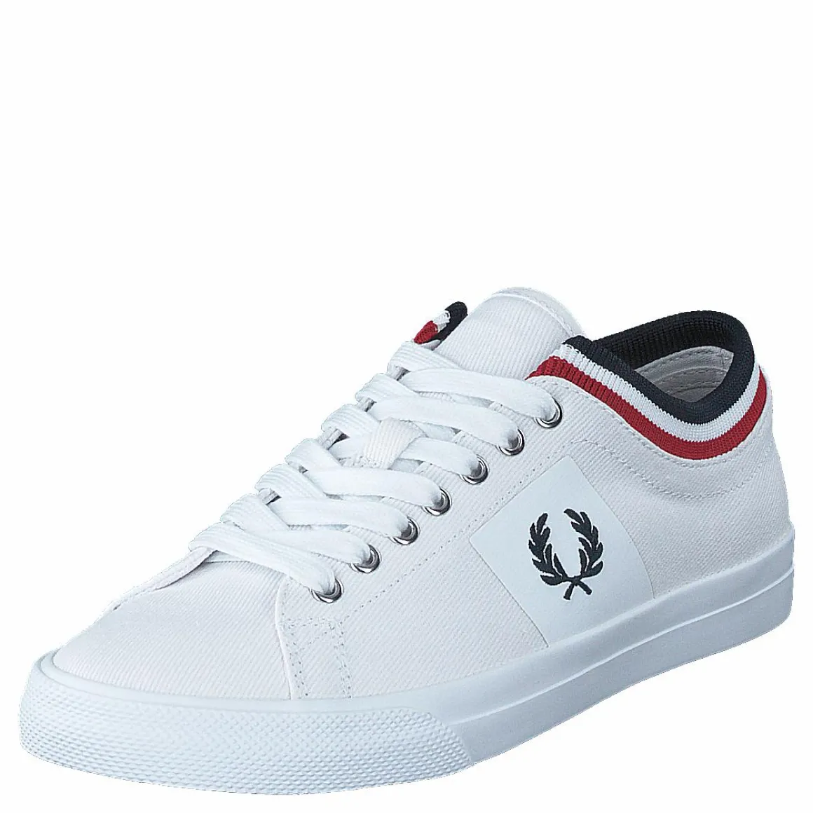Underspin Tipped Cuff Twill White/navy