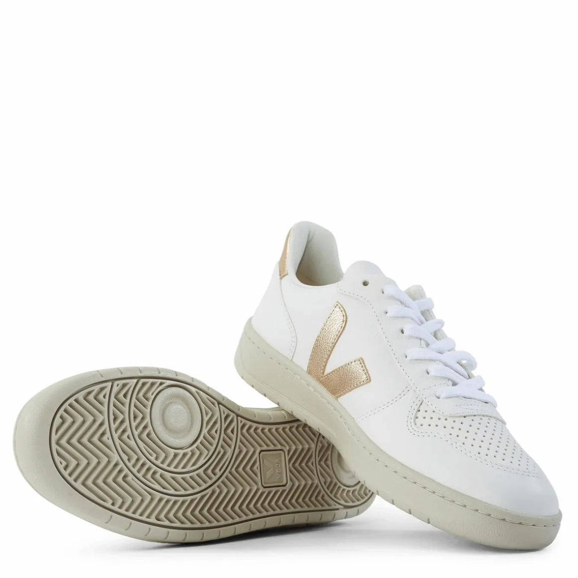 V-10 Chromefree Leather Extra White