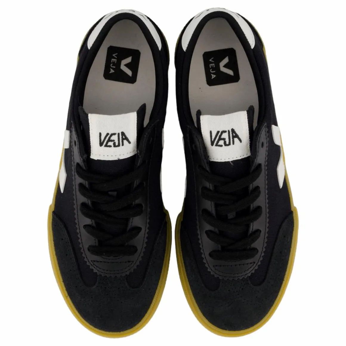 Volley Volley Canvas Blck_white_natur