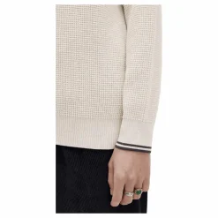 Waffle Stitch Jumper X23 Porridge Marl