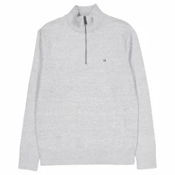 Waffle Texture Q-zip Grey