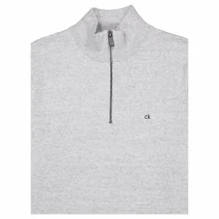 Waffle Texture Q-zip Grey