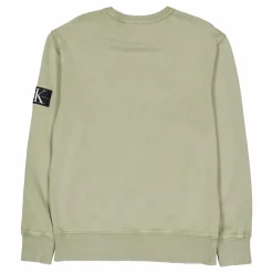 Washed Badge Crew Neck Dark Juniper