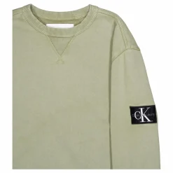 Washed Badge Crew Neck Dark Juniper