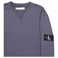 Washed Badge Crew Neck Washed