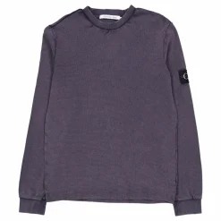 Washed Badge Waffle Ls Tee Washed