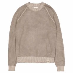 Washed Raglan Sweater Grey