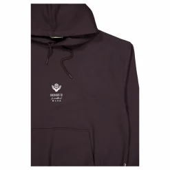 Wbpope Globe Hoodie Chocolate Brown