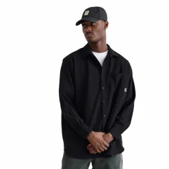 Wbyuzo Struck Shirt Black