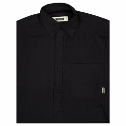 Wbyuzo Struck Shirt Black