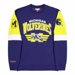 Wolverines All Over Crew 3.0 Navy