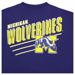 Wolverines All Over Crew 3.0 Navy