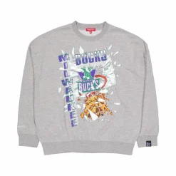 Womens Big Face Crew 6.0 Grey Heather