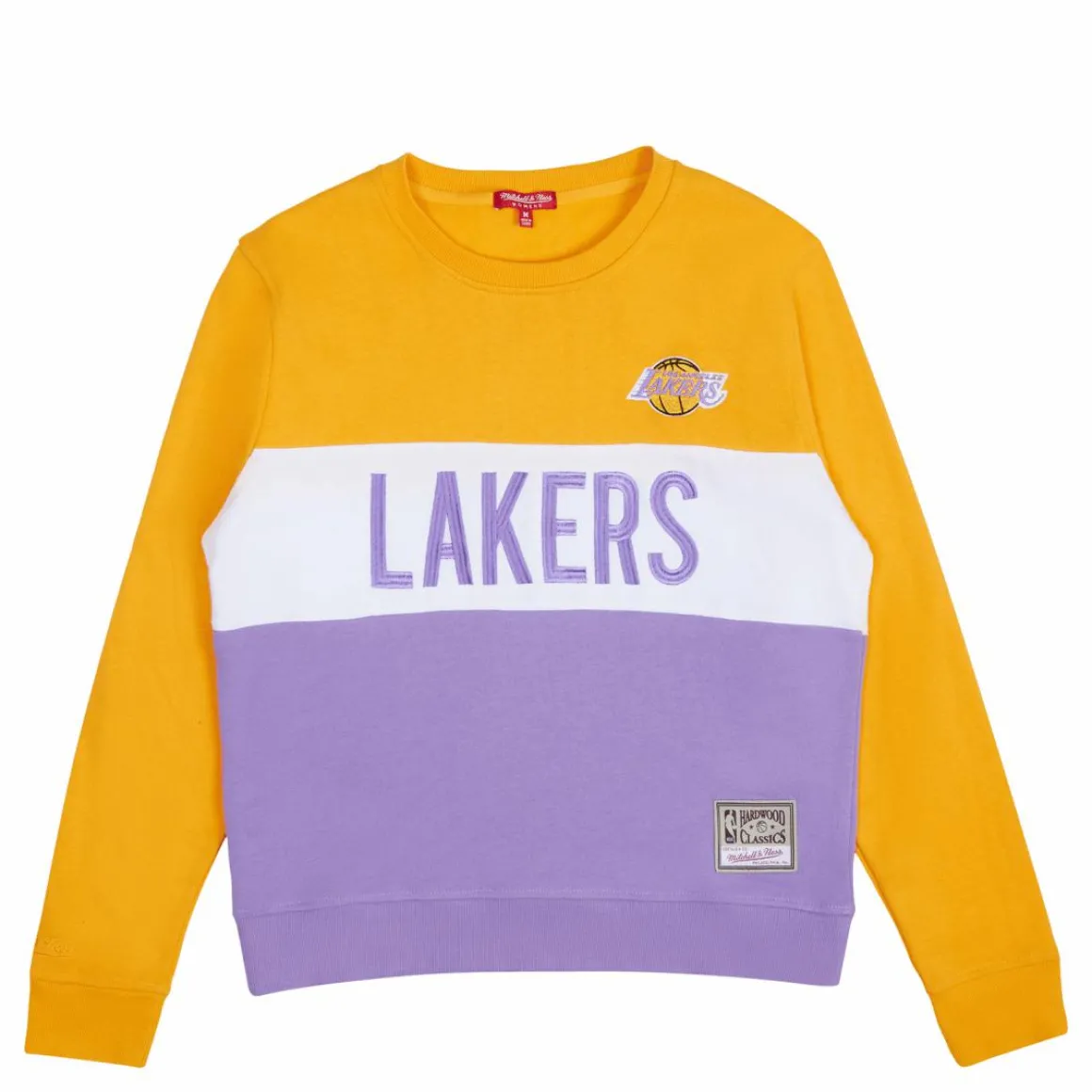 Women's Lakers Color Block Crew 2.0